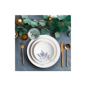 24-dielová jedálenská súprava, biela/modrá, porcelán 387GRP1380 vyobraziť