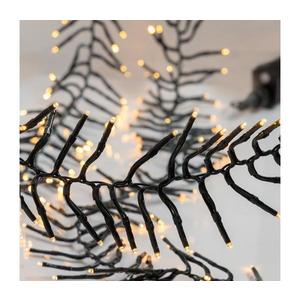 Eurolamp LED vonkajšia vianočná reťaz CLUSTER 1512xLED/8 funkcií 17 m IP44 teplá biela 600-18581 vyobraziť