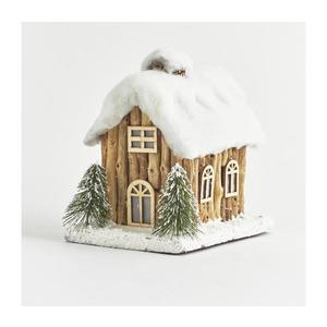 Eurolamp LED vonkajšia vianočná dekorácia 4xLED/2xAA IP44 domček 600-43993 vyobraziť