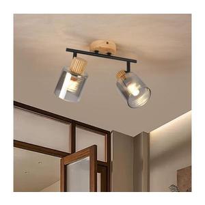 Brilagi - Bodové svietidlo HYGGE 2xE14/15W/230V kaučukovník/dymová BRI399 vyobraziť