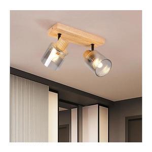 Brilagi - Bodové svietidlo HYGGE 2xE14/15W/230V kaučukovník/dymová BRI403 vyobraziť