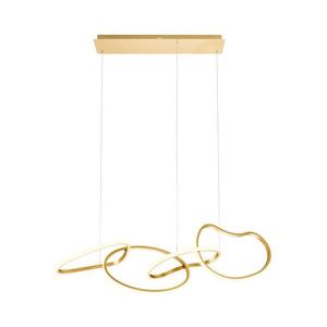 Redo 01-3389 - stmievateľný LED luster na lankách BIAS LED/90W/230V zlatý 01-3389 vyobraziť