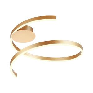 Redo 01-4011 - LED stmievateľné stropné svietidlo SCROLL LED/38W/230V zlaté 01-4011 vyobraziť