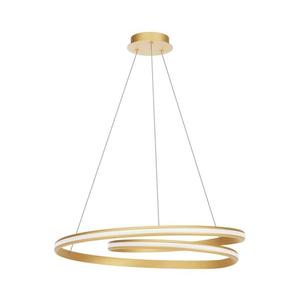 Redo 01-4364 - Stmievateľný LED luster na lanku TORSION LED/60W/230V zlatý 01-4364 vyobraziť