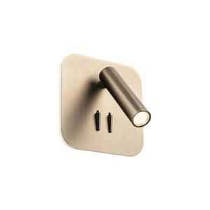 Redo 01-4473 - LED nástenné svietidlo QUDA LED/6W/230V+LED/3W CRI 90 USB bronzová 01-4473 vyobraziť