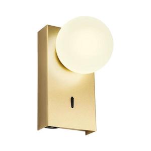 Redo 01-4657 - LED nástenné svietidlo NORMA LED/5W/230V CRI 90 USB zlaté 01-4657 vyobraziť