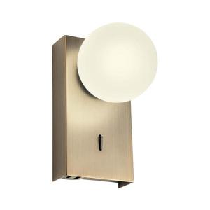 Redo 01-4658 - LED nástenné svietidlo NORMA LED/5W/230V CRI 90 USB bronzové 01-4658 vyobraziť