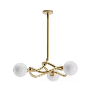 Redo 01-3256 - Luster na tyči CONFUSIO 3xE14/28W/230V pr. 76 cm zlatá 01-3256 vyobraziť