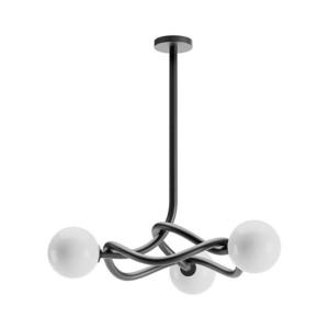 Redo 01-3257 - Luster na tyči CONFUSIO 3xE14/28W/230V pr. 76 cm čierna 01-3257 vyobraziť