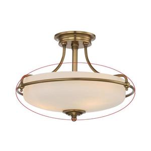 Elstead Quoizel - Náhradné sklo k prisadenému lustru GRIFFIN GS372 vyobraziť