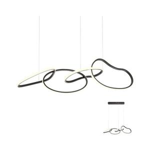 Redo 01-2596 - Stmievateľný LED luster na lanku BIAS LED/87, 4W/230V 3000K čierna 01-2596 vyobraziť