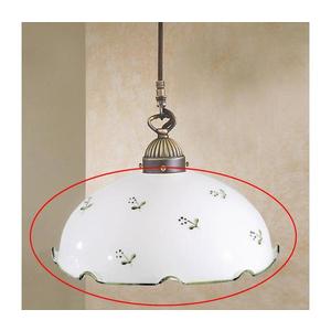 Kolarz Náhradné univerzálne sklo NONNA, pätica E27, priemer 20 cm, biela/zelená 731.G21 vyobraziť