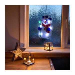 LED vianočná dekorácia Snehuliak, 8xLED / 3xAAA, studené biele svetlo gl-56530D vyobraziť