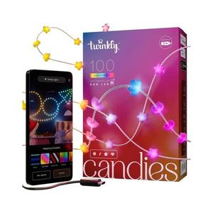Twinkly TWKS100RGB-T - LED RGB Stmievateľná vianočná reťaz 100xLED 8 m USB Wi-Fi TWKS100RGB-T vyobraziť