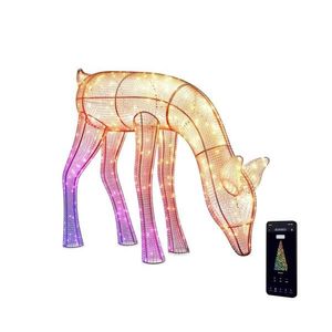 Twinkly TW3RD140SPP-TEU - LED RGBW Stmievateľný vonkajší sob 160xLED IP44 Wi-Fi TW3RD140SPP-TEU vyobraziť