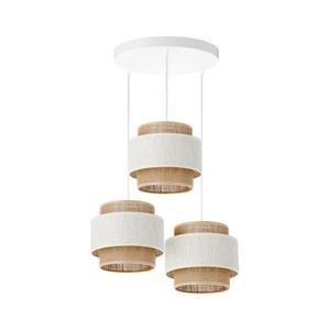 Luster na lanku BOHO 3xE27/60W/230V krémová/juta H0166 vyobraziť