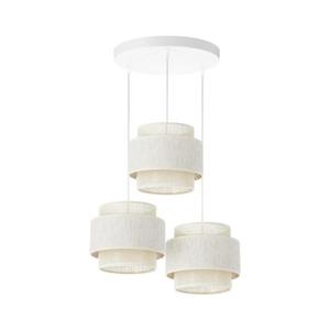 Závesný luster na lanku BOHO 3xE27/60W/230V, krémový/juta H0171 vyobraziť