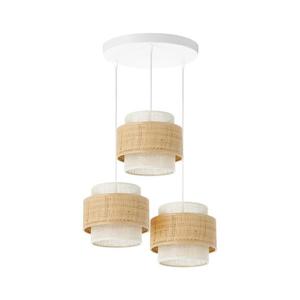 Luster na lane BOHO 3xE27/60W/230V juta/krémová H0176 vyobraziť