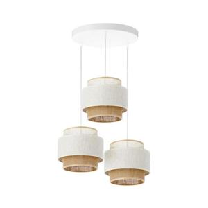 Závesné svietidlo BOHO 3xE27/60W/230V biela/juta H0181 vyobraziť