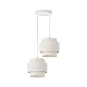 Luster na kábli BOHO 2xE27/60W/230V biela H0185 vyobraziť