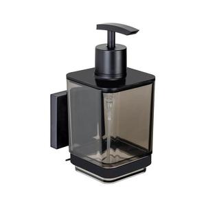 WENKO 71444800 - Dávkovač mydla VACUUM-LOC QUADRO ED 7, 5x16 cm čierny 71444800 vyobraziť