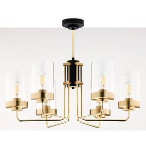 Jupiter 2089 - Luster na tyči RAMIREZ 6xE27/15W/230V zlatá/čierna 2089 vyobraziť