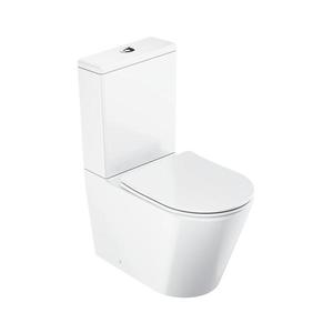 Ravak X01872 - WC kombi bez oplachového okraja so sedátkom SoftClose ELEGANT keramika/biela X01872 vyobraziť