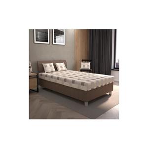 Čalúnená posteľ GEORGE 140x200 cm s úložným priestorom a matracom, hnedá SKT140x200 s matrací vyobraziť