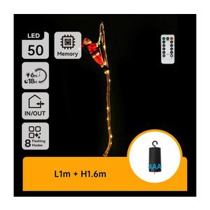 B.V. - LED vonkajšia vianočná dekorácia LED/4xAA IP44 Santa Claus na padáku B10303AAEQ vyobraziť