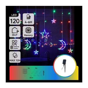 B.V. - LED RGBY solárna vianočná reťaz 120xLED/8 režimov 3x0, 6m 500 mAh IP65 B10201S6T vyobraziť