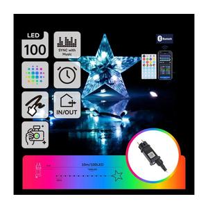 B.V. - LED RGBICW Vonkajšia vianočná svetelná reťaz 100xLED/10W/230V 10m IP44 + DO S104033VN vyobraziť