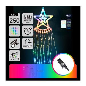 B.V. - LED RGBICW Exteriérová vianočná dekorácia 250xLED/230V 2, 5m IP44 + diaľkové ovládanie S104033VR vyobraziť