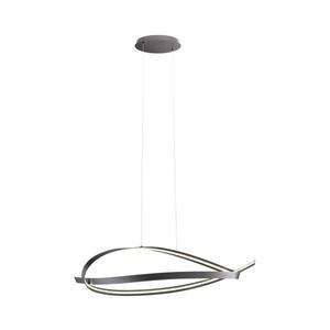 Redo 01-3617 - LED stmievateľný luster na lanku IMPULS LED/38W/230V čierna 01-3617 vyobraziť