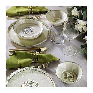 18-dielna jedálenská súprava, zelená/porcelán 430KSV8969 vyobraziť