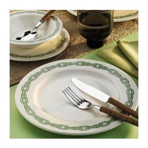 24-dielna jedálenská súprava biela/zelená/porcelán 711BRN1107 vyobraziť