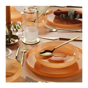 Jedálenská súprava 18 ks oranžová/sklo 711BRN1103 vyobraziť