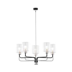 Jupiter 1884 - Luster na tyči CERES 5xE27/15W/230V matný chróm/čierna 1884 vyobraziť