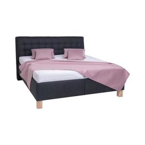 Čalúnená posteľ s matracom a úložným priestorom VIOLET 180x200 cm antracit 8590828932109 vyobraziť