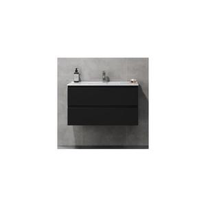 BATH DELUXE Kopalniška omarica z umivalnikom KENWOOD, 91 cm, črna BT0122+BT0128 vyobraziť