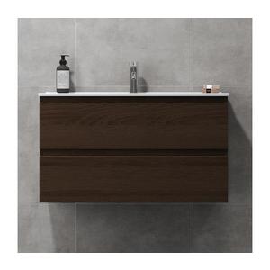BATH DELUXE Kúpeľňová skrinka s umývadlom KENWOOD 91 cm orech BT0124+BT0128 vyobraziť
