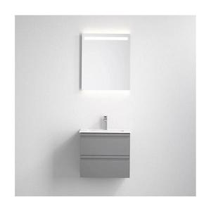 BATH DELUXE Kúpeľňová skrinka s umývadlom VEDO + LED zrkadlo LED/10W/230V IP44 sivá 09-056-20-03-00 vyobraziť