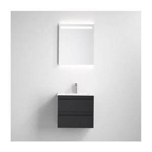 BATH DELUXE Kúpeľňová skrinka s umývadlom VEDO + LED zrkadlo LED/10W/230V IP44 čierna 09-056-20-02-00 vyobraziť