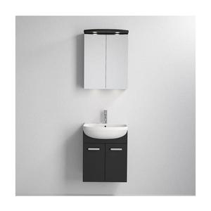 BATH DELUXE Kúpeľňová skrinka s umývadlom Vang + LED zrkadlová skrinka 230V IP44 čierna 09-050-00-02-00 vyobraziť