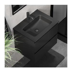 BATH DELUXE Kúpeľňová skrinka s umývadlom KENWOOD 61 cm čierna BT0097+BT0126 vyobraziť