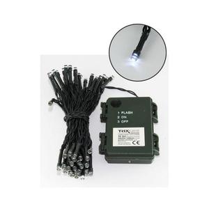 LED Vonkajšia vianočná reťaz 50xLED/2 funkcie 5, 4m IP44 studená biela P490 vyobraziť