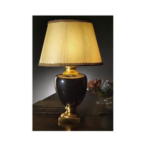 ONLI - Stolná lampa MOZART 1xE27/22W/230V čierna/zlatá 67 cm 229/G vyobraziť