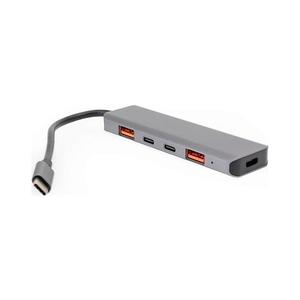 USB-C rozbočovač 5 v 1 s Power Delivery 100 W PMH28 vyobraziť
