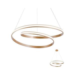 Redo 01-1796 - LED luster na lanku TORSION LED/40W/230V bronzový 01-1796 vyobraziť