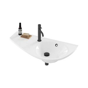 Ravak XJ1L1100000 - Závesné umývadlo AVOCADO 85x45 cm liaty mramor/biela XJ1L1100000 vyobraziť