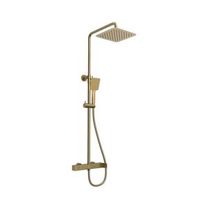 Sapho - Sprchová súprava s batériou CUBEMIX, matná zlatá CM139GB vyobraziť